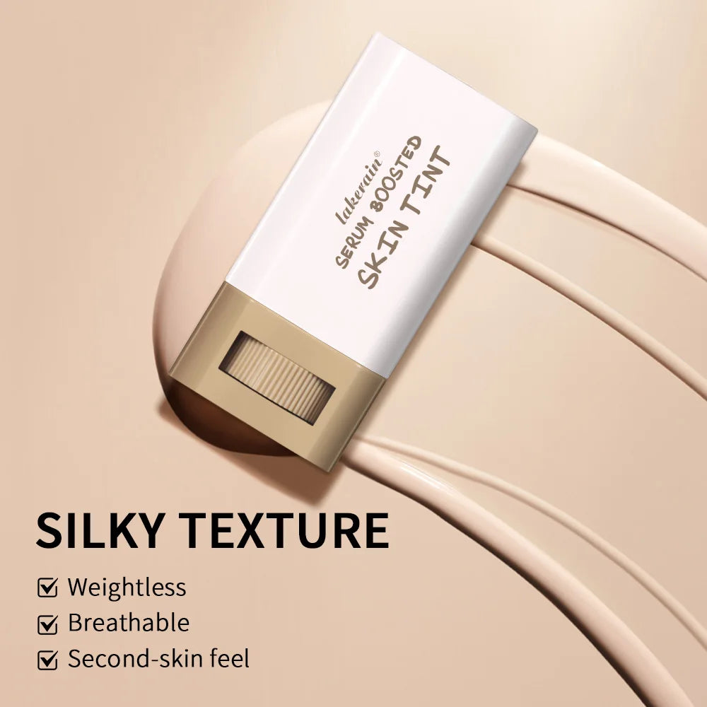 Eraser Foundation Stick Stick Serum Boosted Skin Tint Foundation Stick Smooth Plumper Hight Coverage Travel Flawless Foundation Peaceful Pleasures Health and Wellness