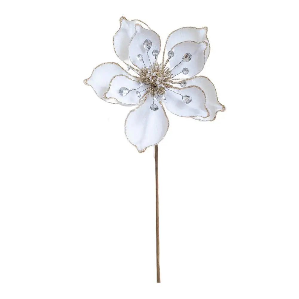 Artificial Magnolia Flowers – Christmas Tree & Holiday Decor