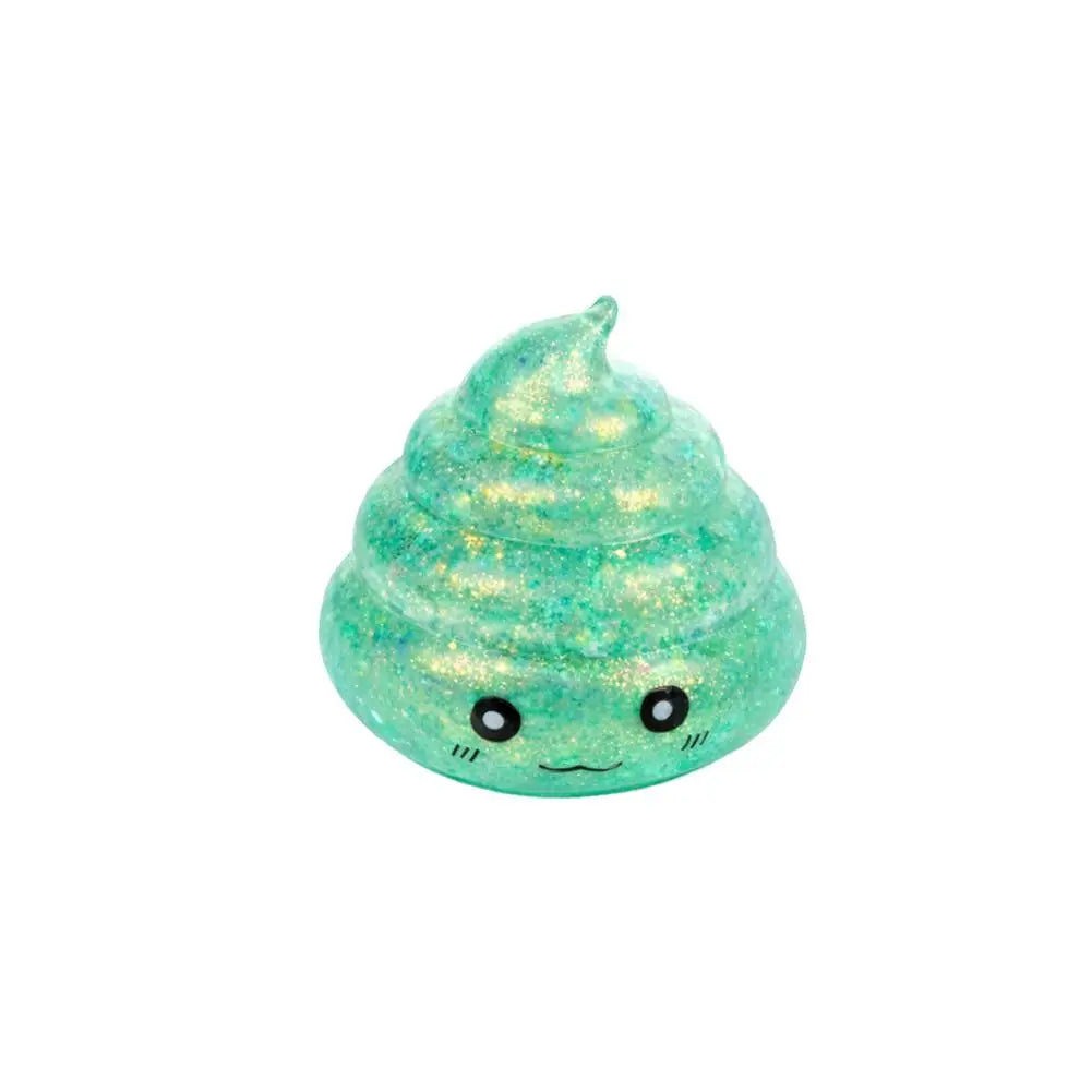 Squishy Dumpling Sensory Toy | Colorful Glitter Squeeze Toy