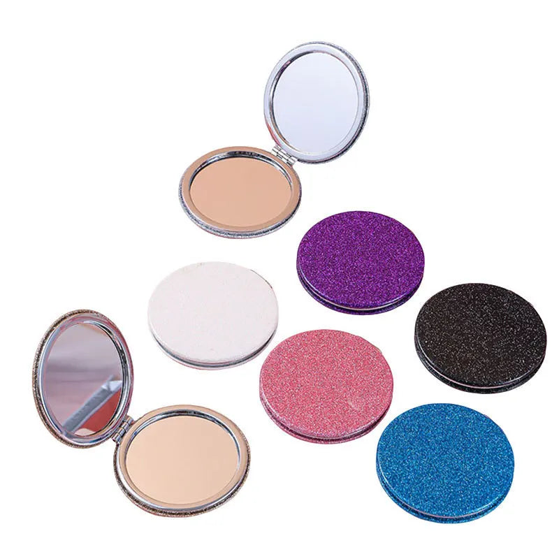 Folding Double-Sided Compact Pocket Mirror for Travel & Purse