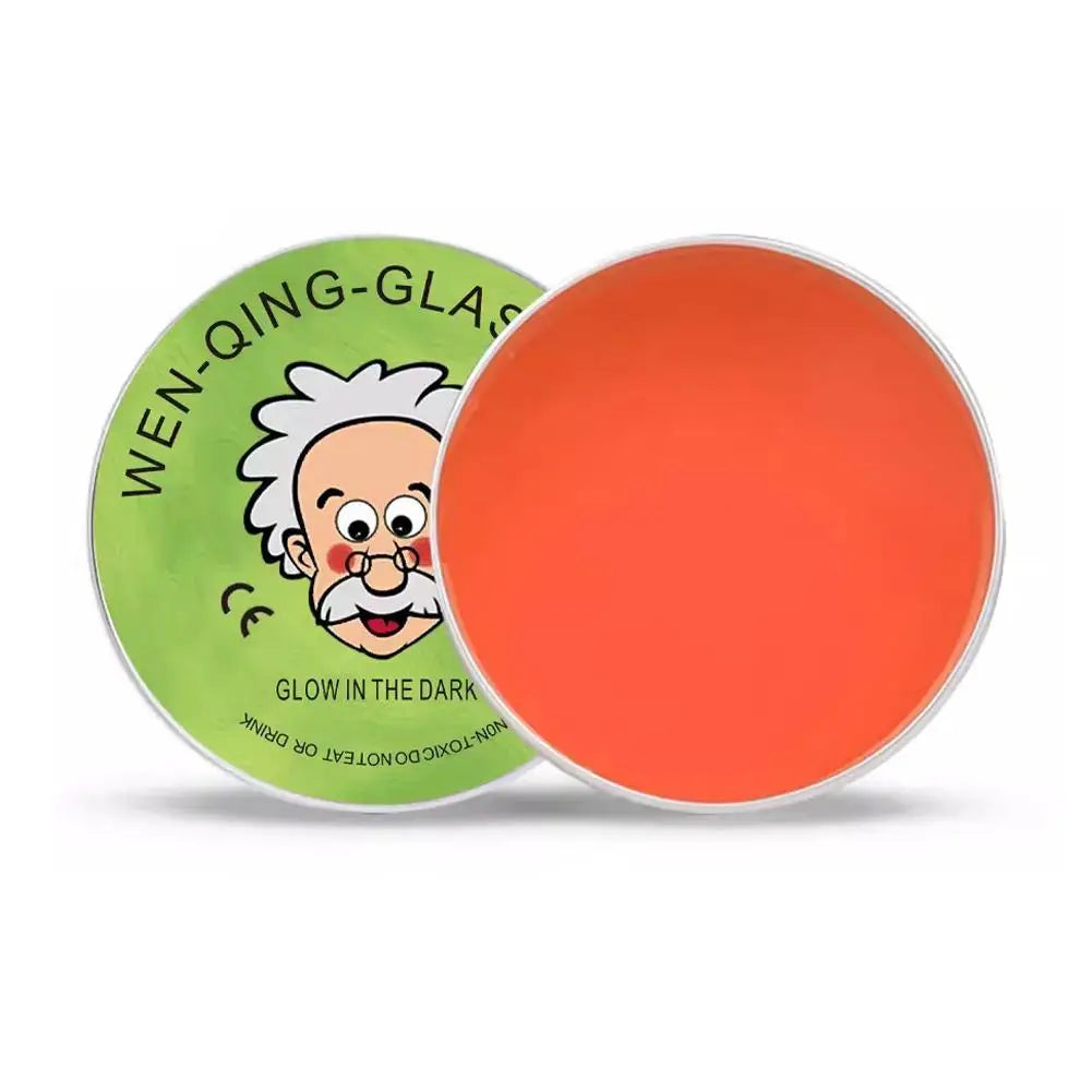 Reusable Putty Bouncy Slime Toy Set for Stress Relief Peaceful Pleasures Health and Wellness noctilucence Orange