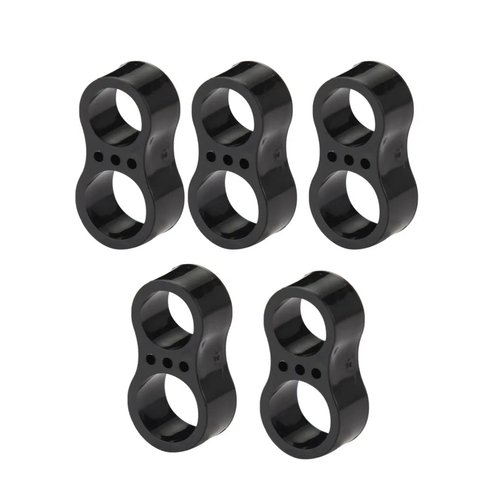 1/5pcs Door Stoppers Door Handle Anti-collision Silicone Pad No Drilling Wall Impact Buffer Safety Protection Door Absorber Peaceful Pleasures Health and Wellness Black 5pcs