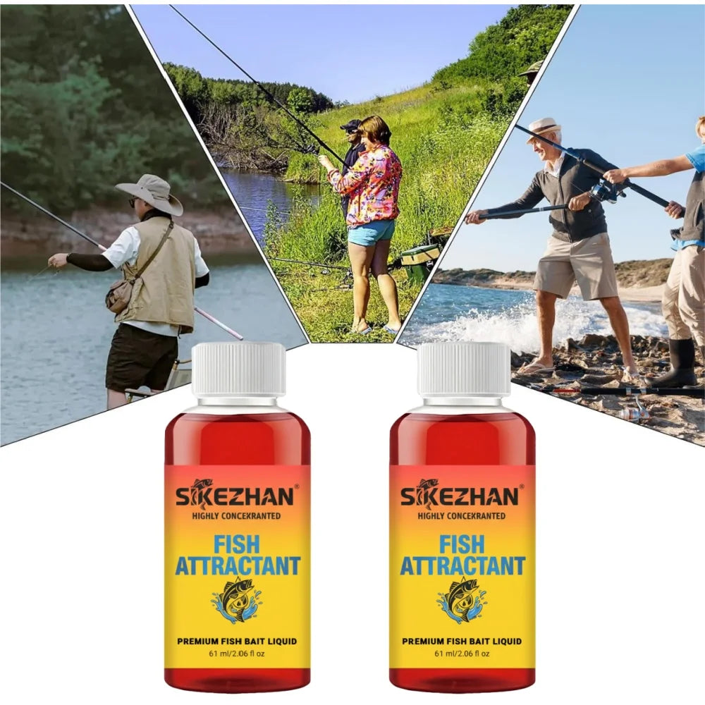 61ml Concentrated Red Worm Liquid Fish Attractant Strong Bloodworm Scent Bait Additive for Bass Perch Catfish Fishing Peaceful Pleasures Health and Wellness