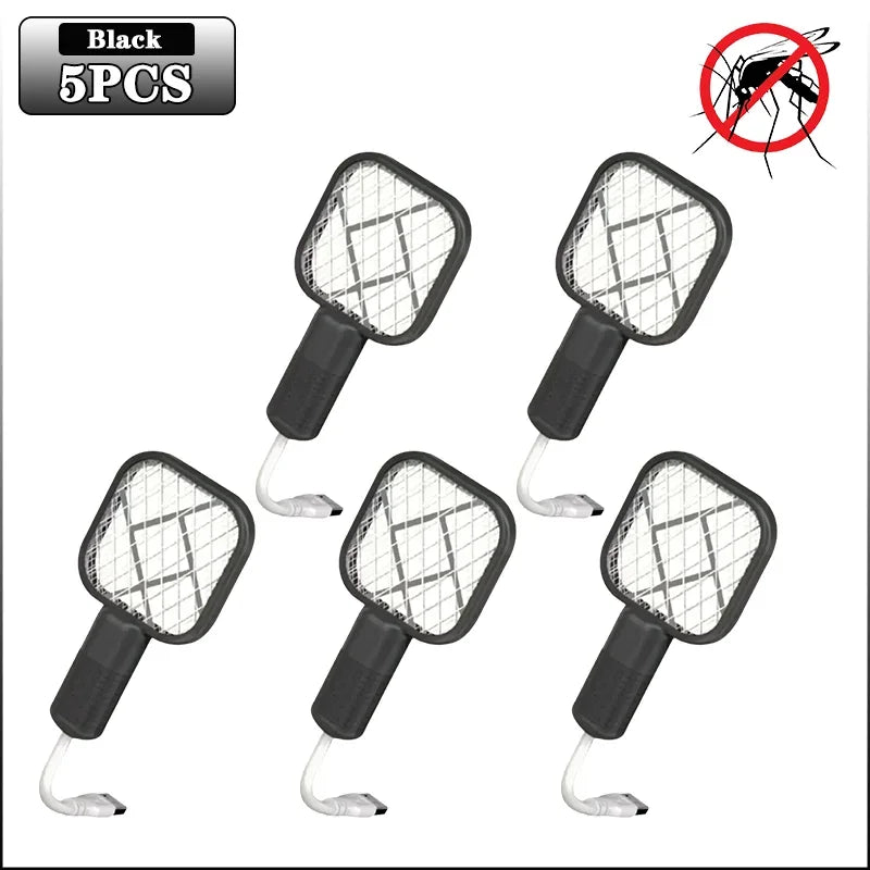Rechargeable Electric Bug Zapper Racket | UV Mosquito Swatter