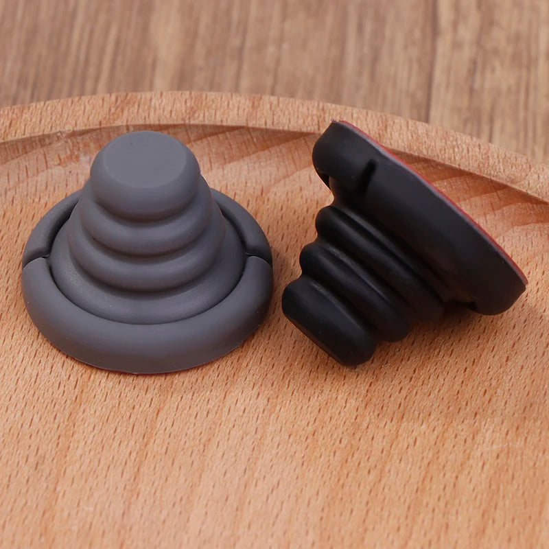 4 PCS Car Door Shock Absorber Cushion Silicone Pad Universal Gasket Trunk Sound Insulation Pad Shockproof Latch Accessories Peaceful Pleasures Health and Wellness