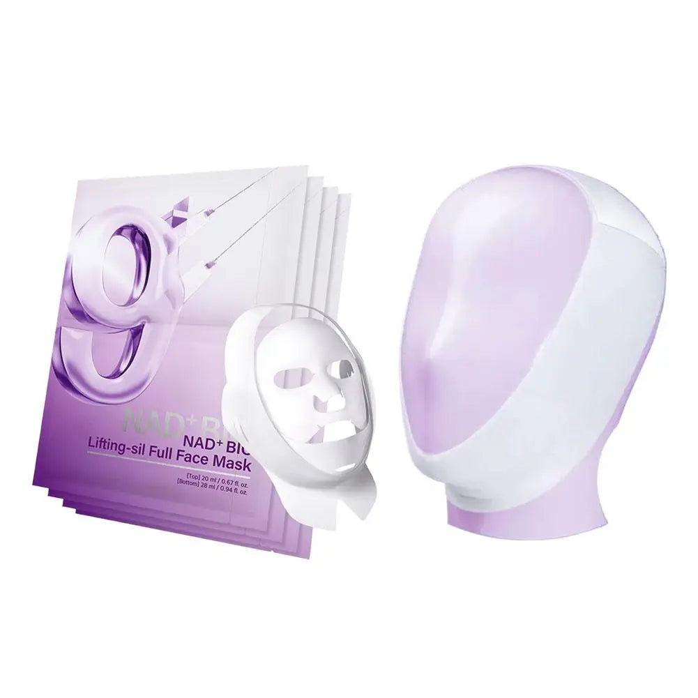 NAD+PDRN Liquid Ultrasonic Essence Eye Cream Face Cream Facial Mask Kit Anti Wrinkle Fade Fine Lines Skin Care Peaceful Pleasures Health and Wellness mask kit
