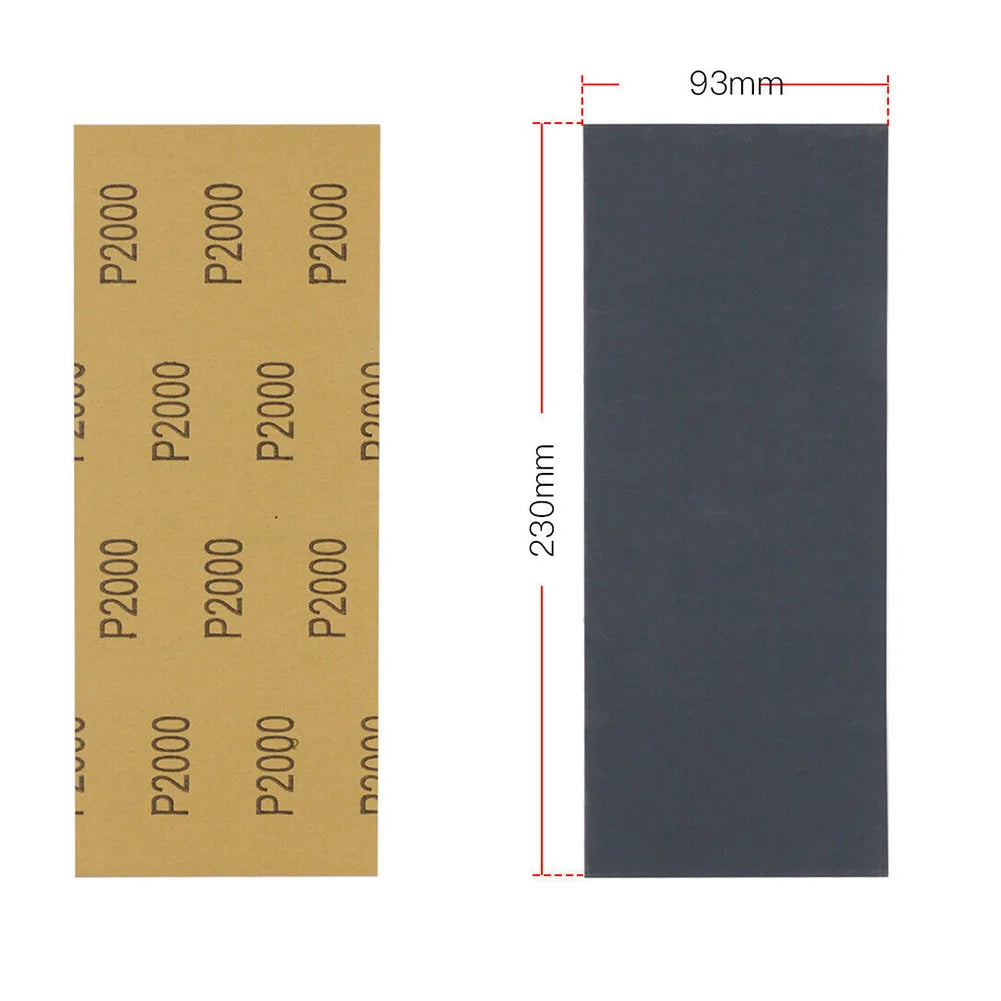WET DRY SANDPAPER Sand Paper 2500 3000 5000 7000 Mixed Grits