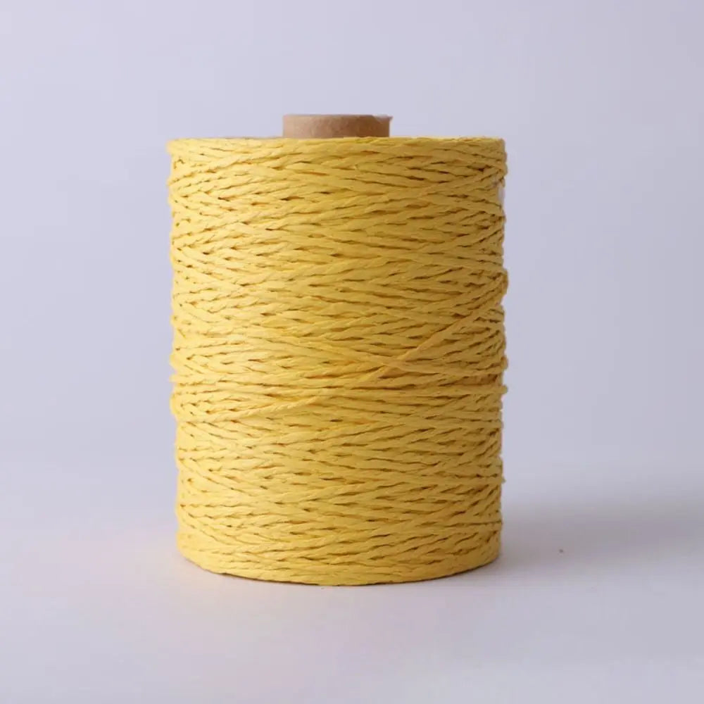 Raffia Straw Yarn 280–300m | DIY Crochet Knitting Thread