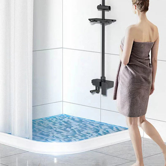 New Self-Adhesive Silicone Water Stopper Water Retaining Strip Bendable Bathroom Door Washing Machine Shower Dam Barrier Peaceful Pleasures Health and Wellness