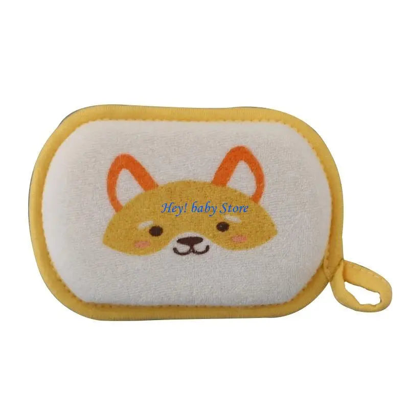 Animal Pattern Baby Bath Sponge – Soft, Safe & Ergonomic