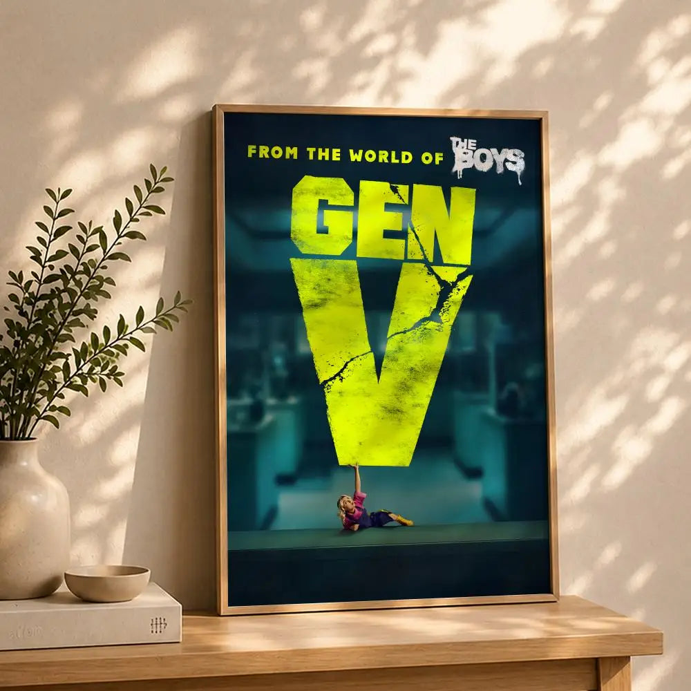 TV G-Gen VS Poster HD Self Adhesive Waterproof Wall Art Ideal for Home Office Dorm Bedroom Great Gift Peaceful Pleasures Health and Wellness
