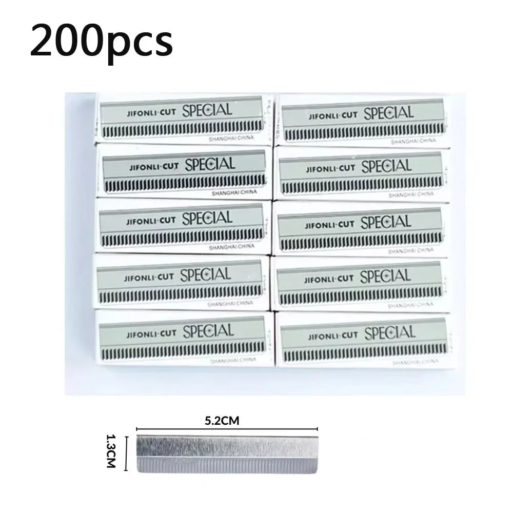 Microblading Eyebrow Razor Blades 50/100pcs – Stainless Steel