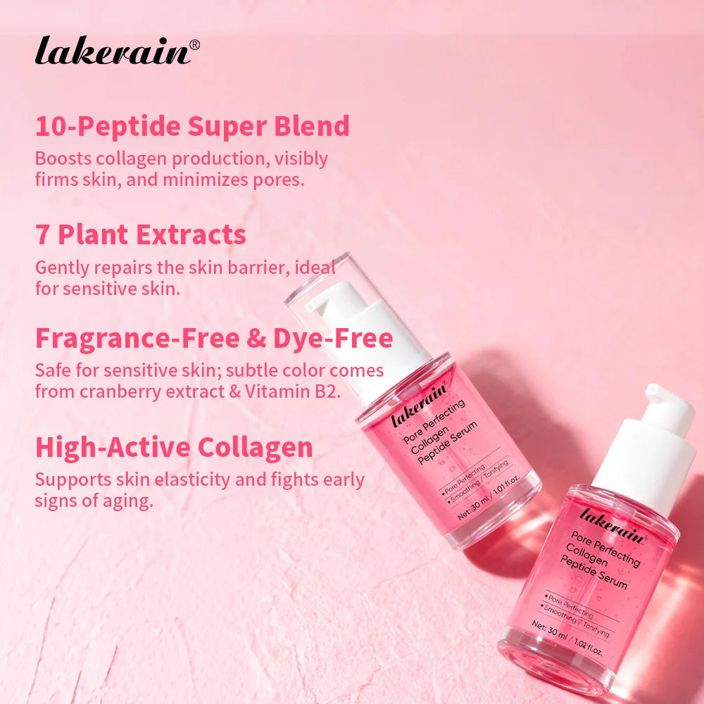 Lakerain Collagen Peptide Essence Deep Moisturizing Gentle Barrier Repair Elasticity and Smooth Complexion Skin Care Serum Peaceful Pleasures Health and Wellness