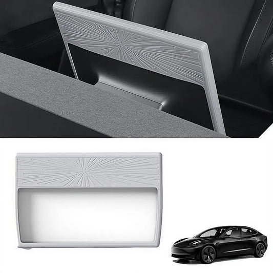 For Model 3/Y Juniper 2026 Central Control Display Navigation Screen Protector 16-inch Silicone Protective Frame Edge Cover Peaceful Pleasures Health and Wellness