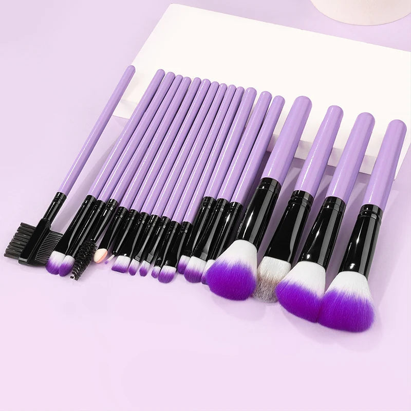 RUNTOIN 18-Piece Makeup Brush Set – Soft Fluffy Brushes