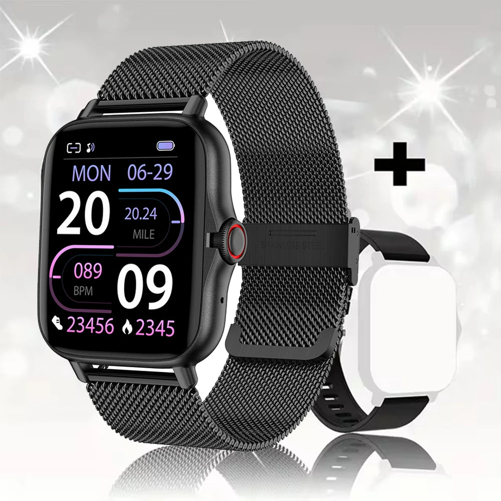 COTAUL Smart Watch 1.44" Bluetooth Call, Heart Rate & Sleep Tracker