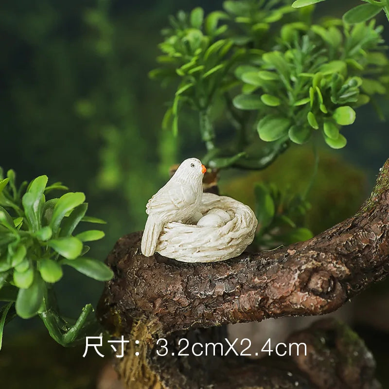 Simulation Wild Birds Animal Toys Cute Mini Parrot Model Figures Miniature Landscape Ornament Household Decoration Gifts лягушки Peaceful Pleasures Health and Wellness 07