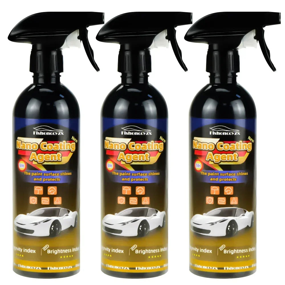Ceramics for Cars Coating 500ML 9H Nano Liquid Glass Plated Crystal Hydrophobic Waterproof Polishing Paint Hardness Car Polish Peaceful Pleasures Health and Wellness