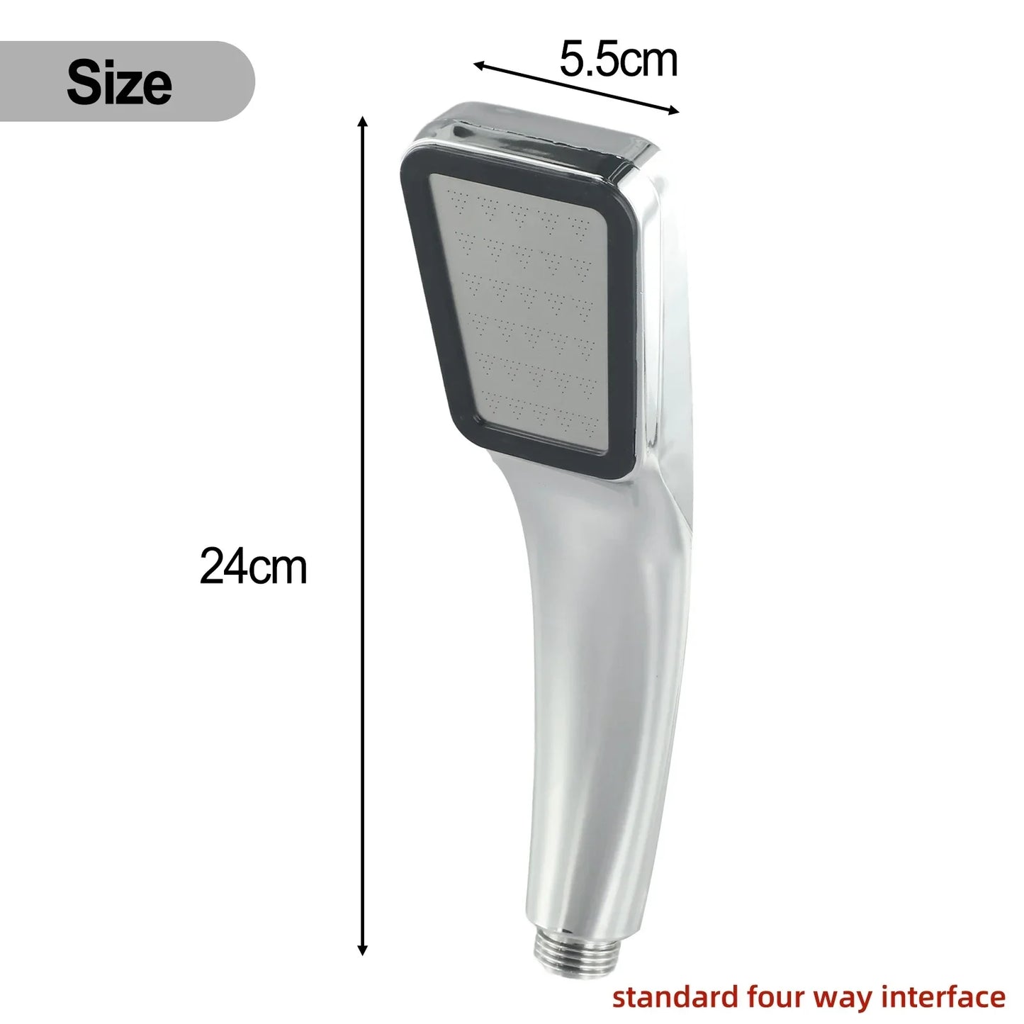 High Pressure Water-Saving Handheld Shower Head | ABS Rainfall