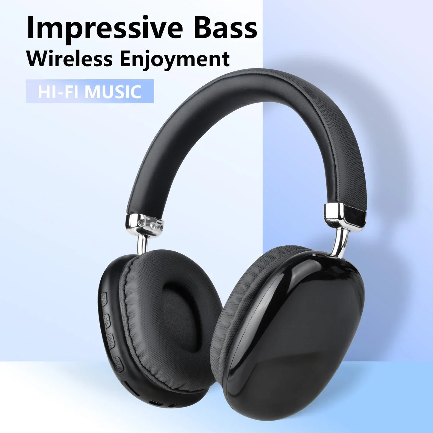 Over-Ear Bluetooth 5.3 Gaming Headset with Mic – Wireless