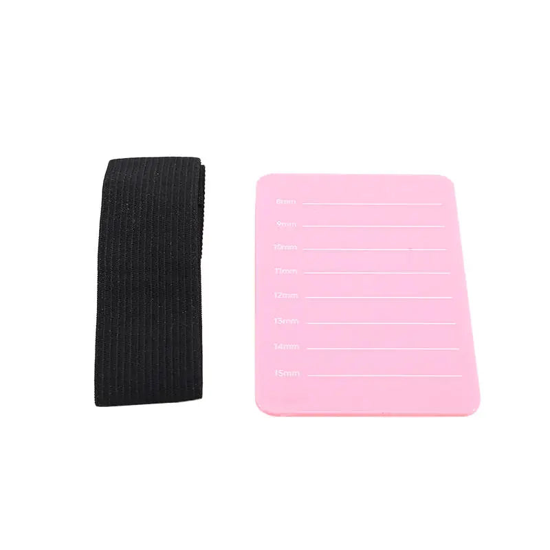 Wrist Strap Style Eyelash Show Boards Handheld Lash Sorting Tray Lash Holder Portable Eyelash Extension Pallet Makeup Tools Peaceful Pleasures Health and Wellness Pink 8-15mm