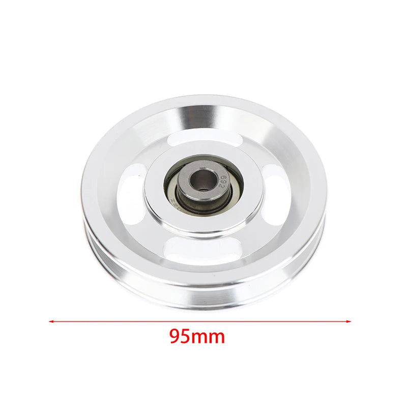 73/88/95/110/114MM Pulley Wheel Aluminium Alloy Bearing Pulley Wheel Replacement Universal Gym Accessory Bearing Pulley Wheel Peaceful Pleasures Health and Wellness 95mm