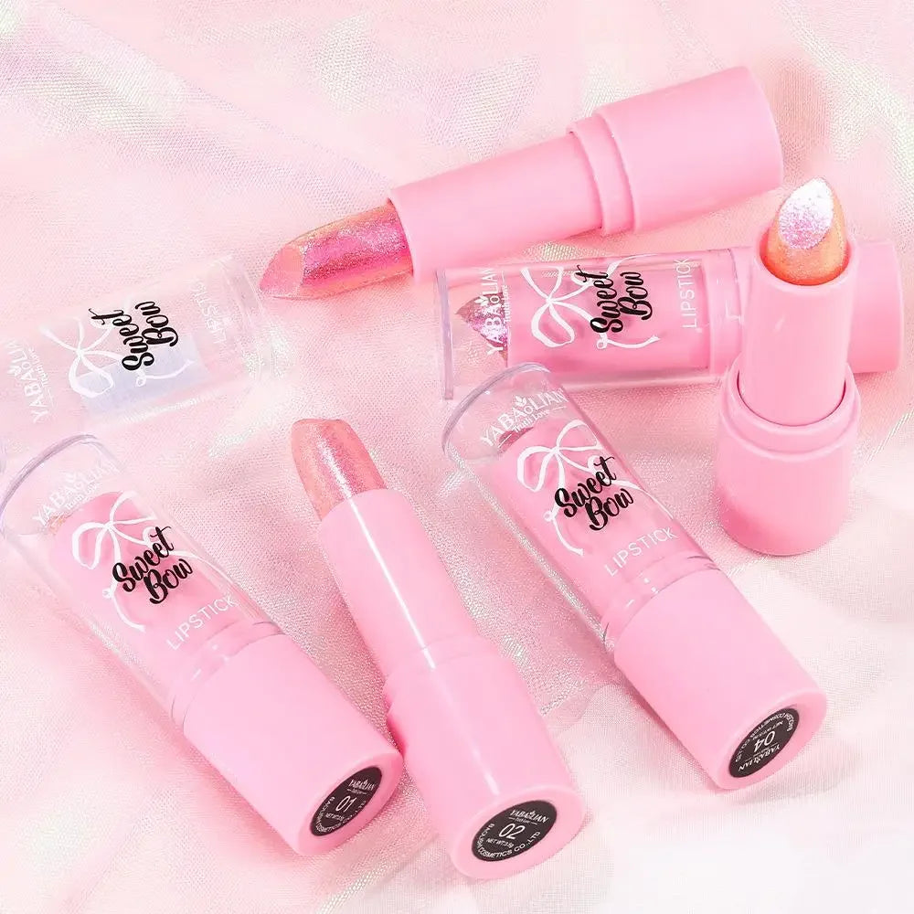 Metallic Glitter Lipstick — High Shine Shimmer Lip Color Lip Makeup Peaceful Pleasures Health and Wellness