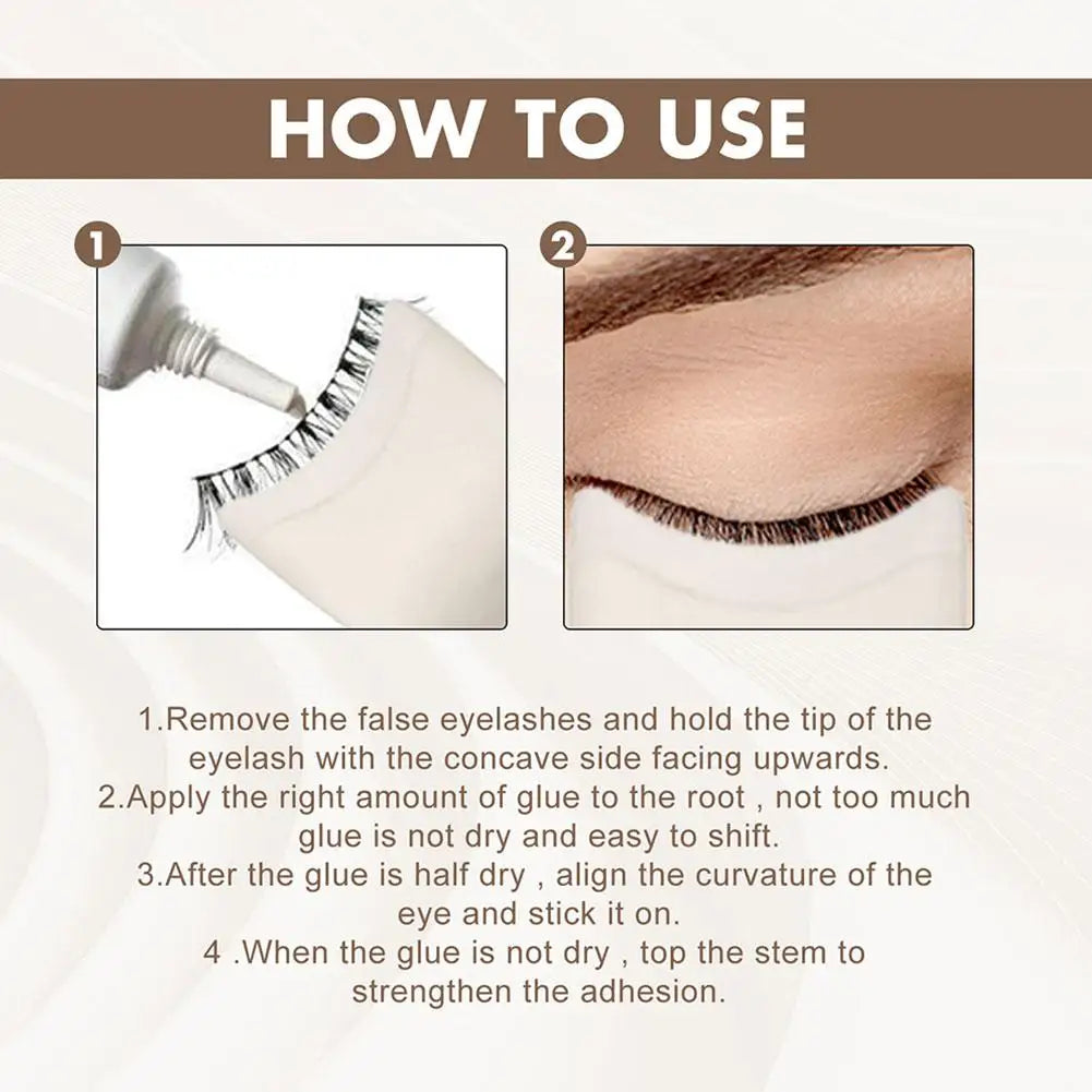 Plastic False Eyelash Curler & Applicator Tweezer Tool