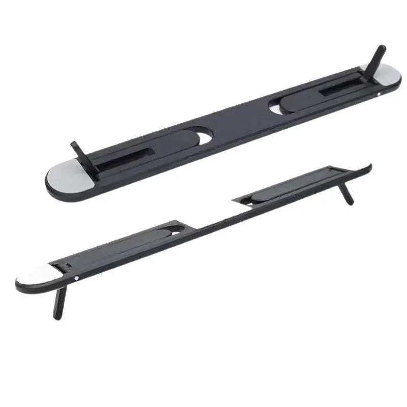 Portable Foldable Laptop Cooling Stand | Height-Adjustable Bracket Laptop Stand Peaceful Pleasures Health and Wellness black
