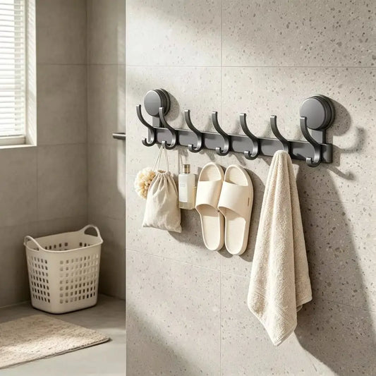 8-Pack Aluminum Suction Cup Wall Hooks – Punch-Free Hanger Suction Cup Hooks Peaceful Pleasures Health and Wellness