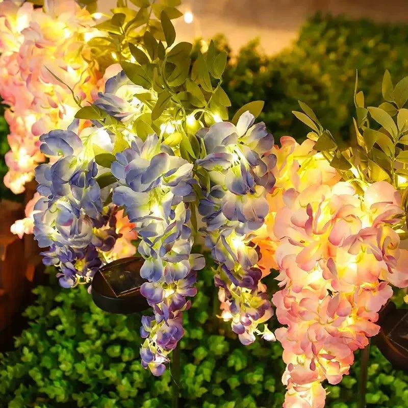 Solar Wisteria Flower Garden Light – Waterproof Outdoor Lawn Lamp