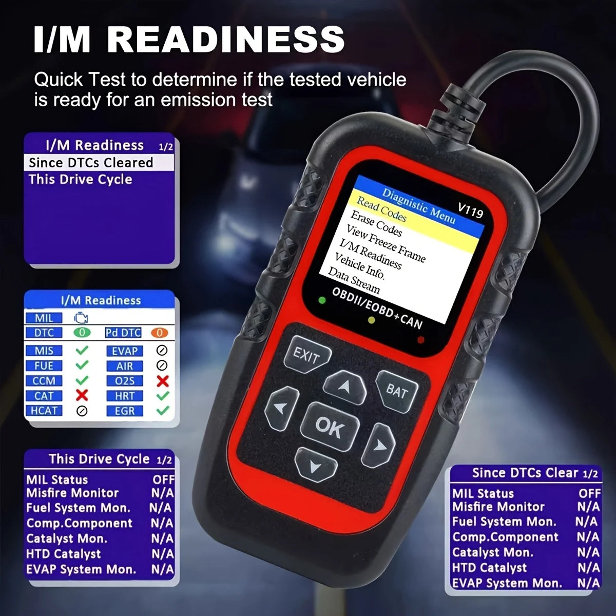 Professional Obd2 Scanner, Operated Via Usb, Provides Real-Time Diagnostic Data for Monitoring a Wide Range of Vehicle Engine Indicators, Without the Need for Batteries. Peaceful Pleasures Health and Wellness
