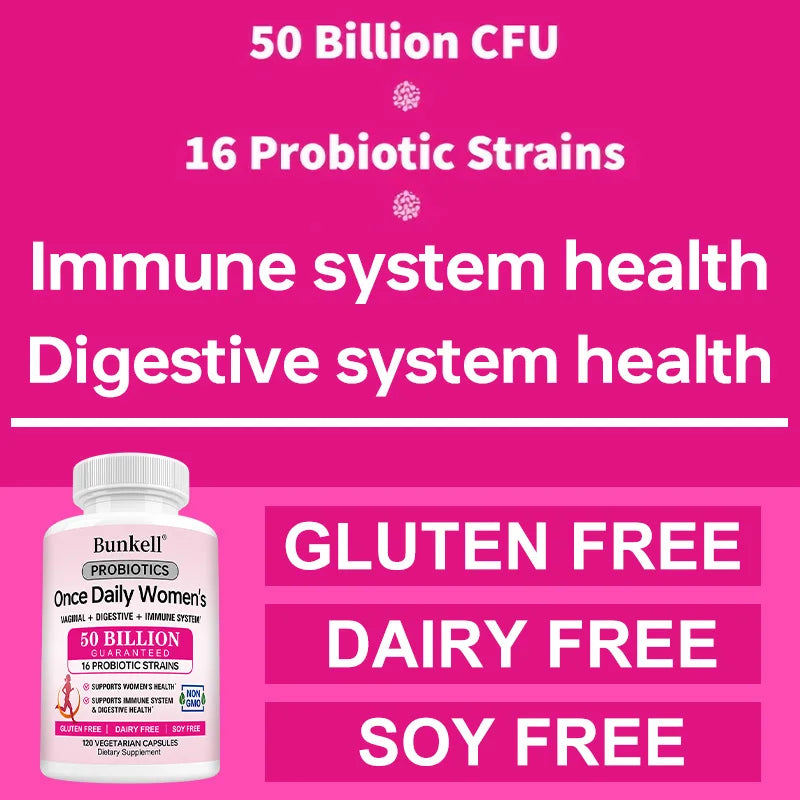 Women's Probiotic 50B CFU - Gut, Vaginal, Urinary & Immune Health Support, Promotes Nutrient Digestive Function & Overall Health Peaceful Pleasures Health and Wellness