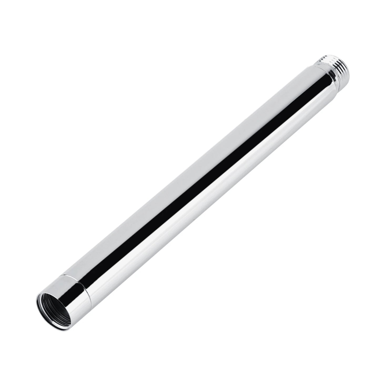 Bathroom Accessory 8inch Round 201 Stainless Steel Shower Extension Tube With Chrome Plating Bathroom Shower Extension Tube Peaceful Pleasures Health and Wellness