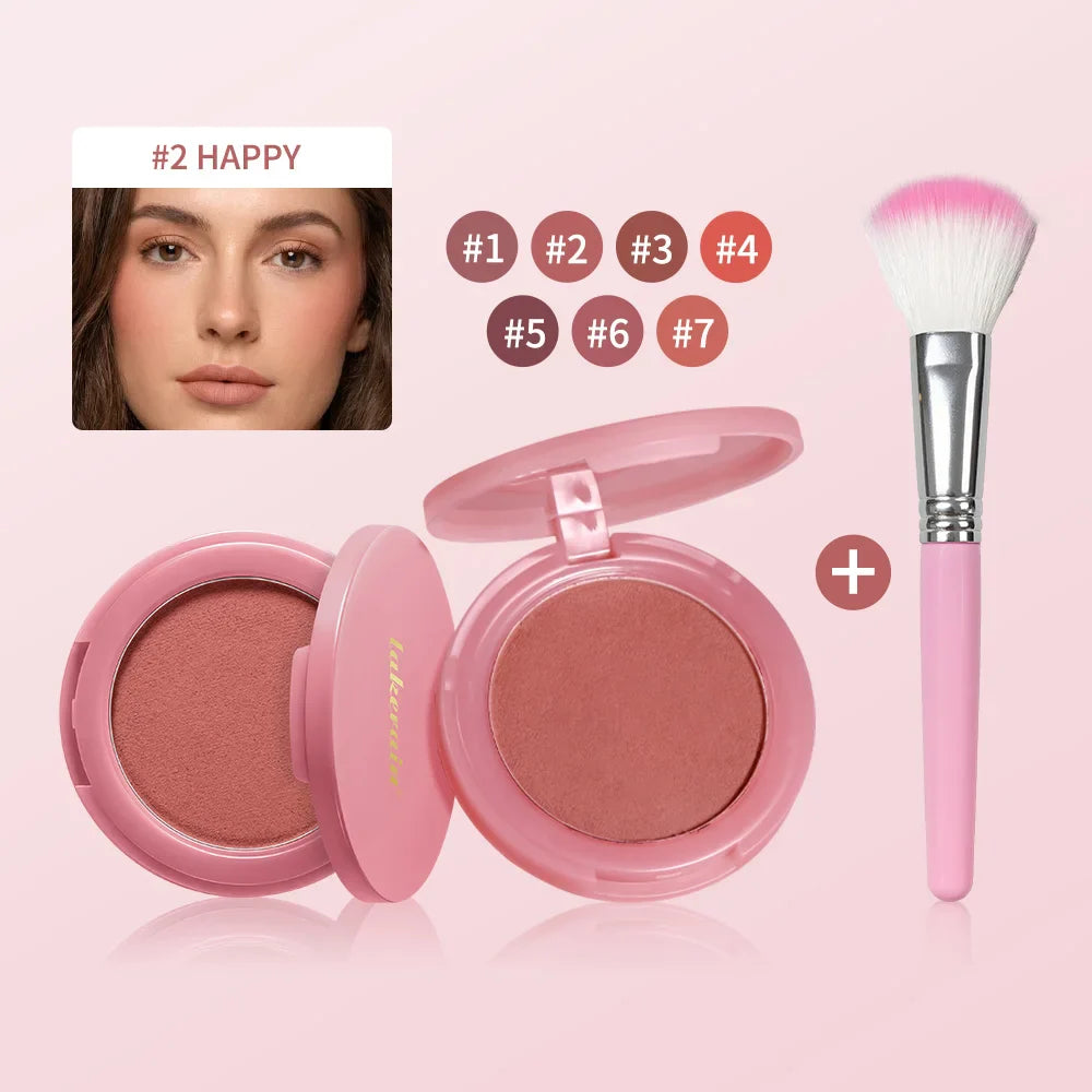 Soft Poke Matte Bouncy Blush & Brush – Korean Face Makeup