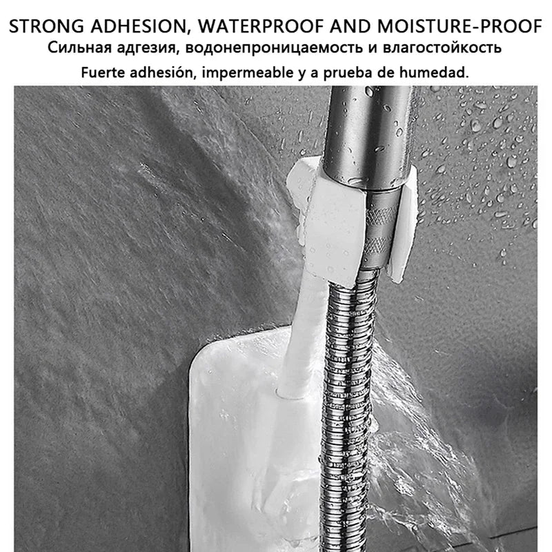 360° Adjustable Shower Head Holder | Wall Mount Bracket