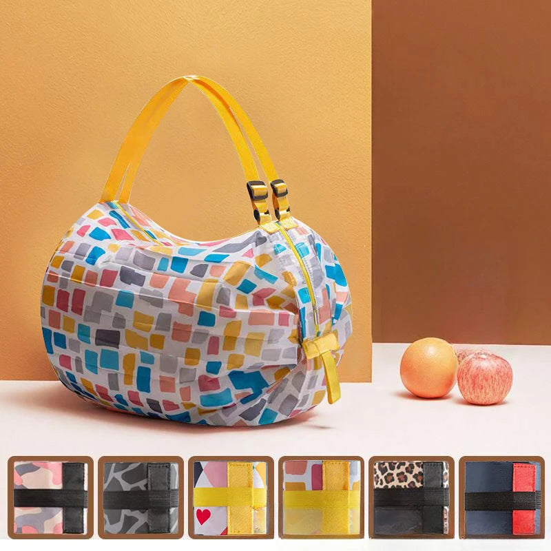 Large Foldable Reusable Shopping Bag – Travel & Organizer Tote