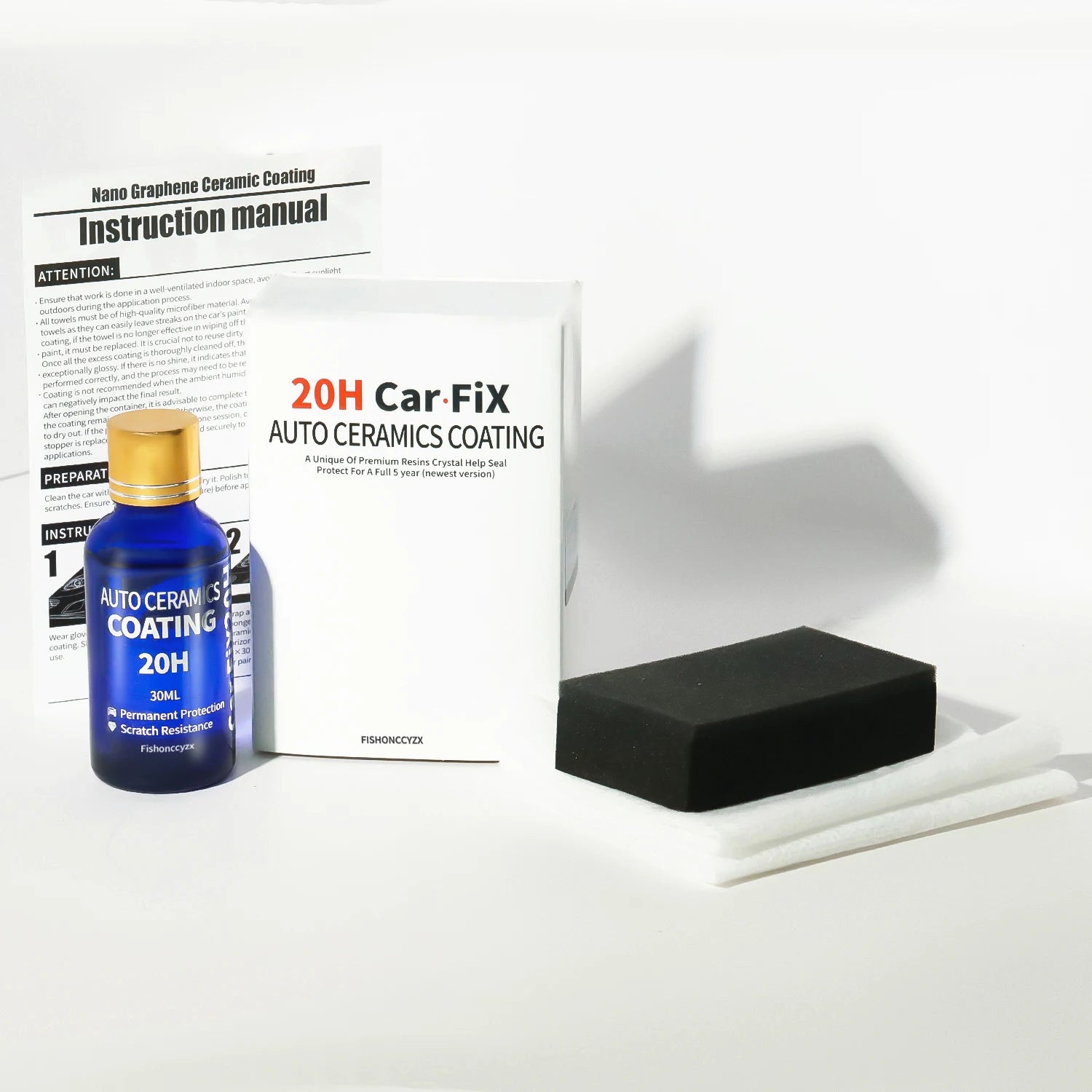 20H Car Coating Polishing Wax Anti-Scratch Paint Protection 5-year Guarantee Glossy Prolonging Paintworks Ceramic Liquid Glass Peaceful Pleasures Health and Wellness