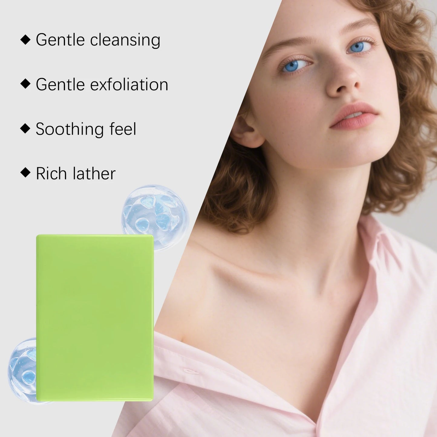 OceAura Lemongrass Exfoliating Soap – Herbal Moisturizing Bar