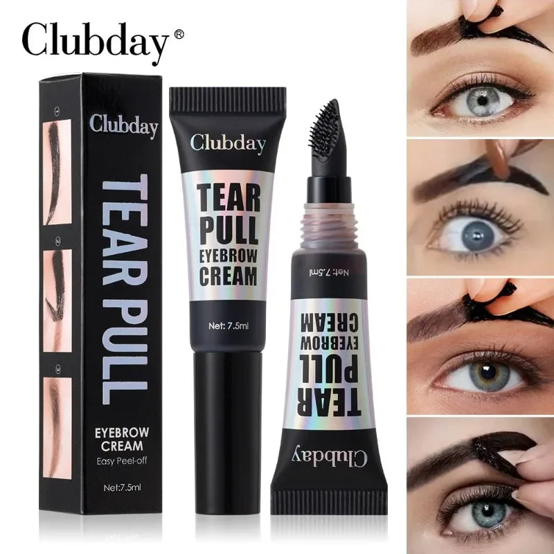 Peel-Off Eyebrow Tint Gel | Waterproof Long-Lasting Brow Dye
