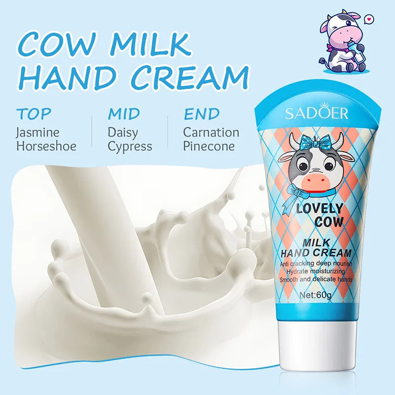 SADOER Milk Avocado Hand Cream – Moisturizing & Brightening Hand Cream Peaceful Pleasures Health and Wellness