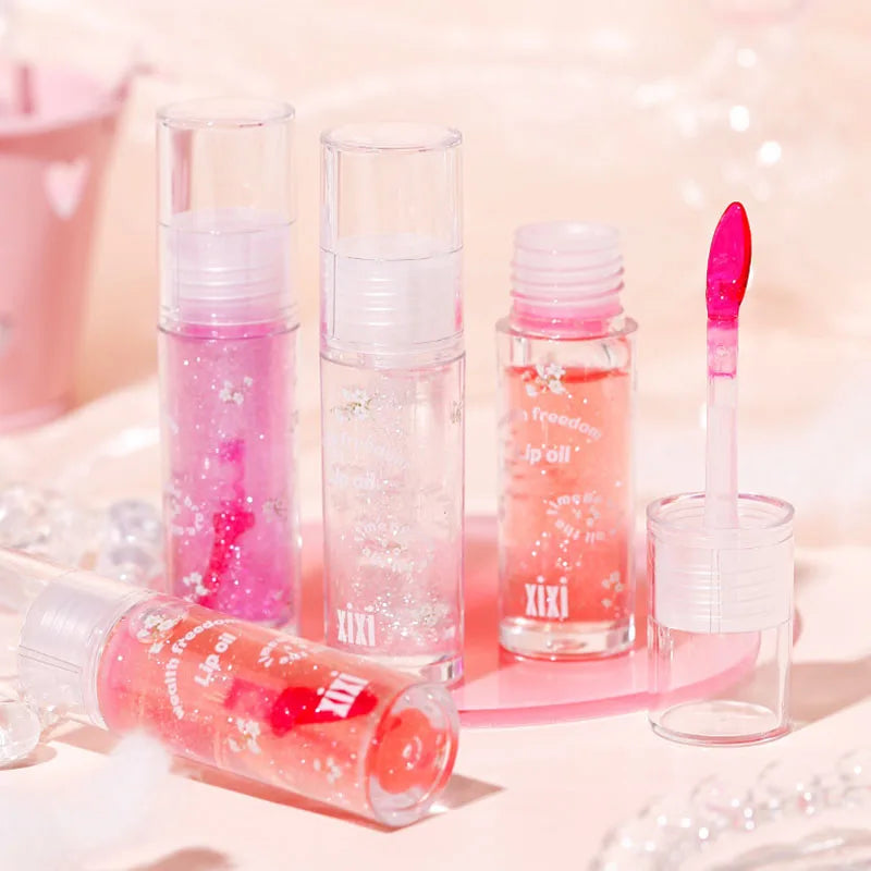 Crystal Glitter Lip Gloss | Color-Changing K-Beauty Glaze