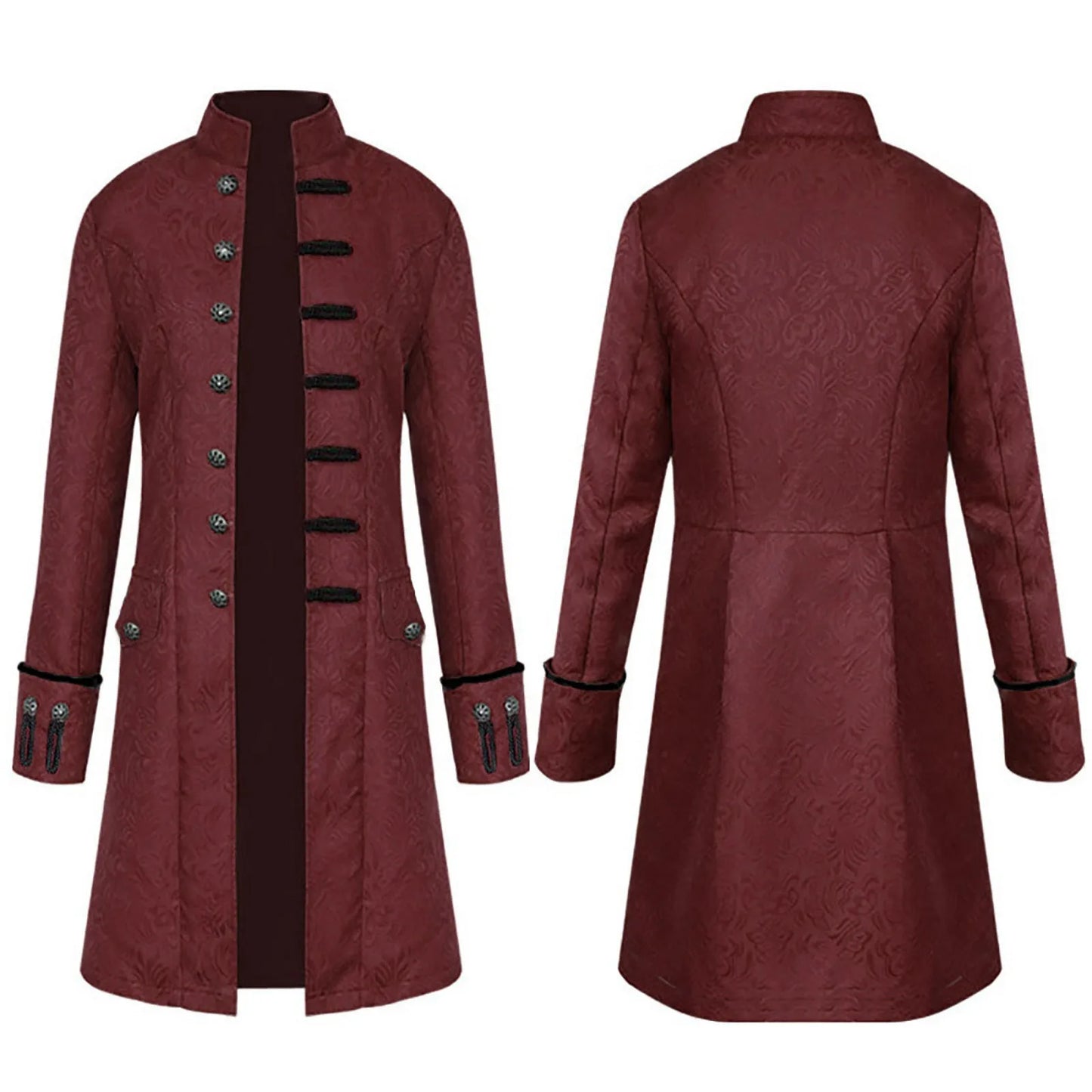 Men's Medieval Gothic Frock Coat | Victorian Renaissance LARP