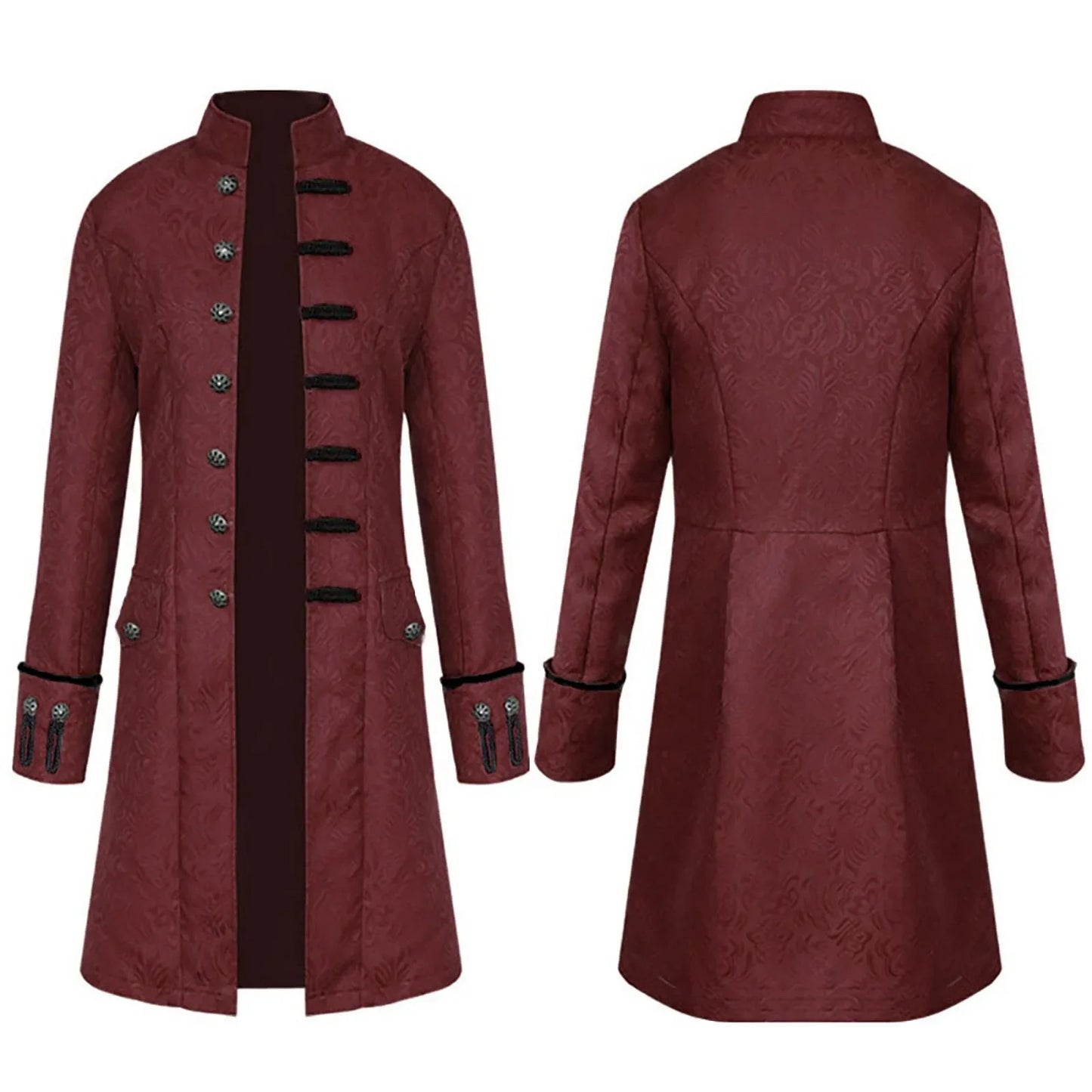 Men's Medieval Gothic Frock Coat | Victorian Renaissance LARP