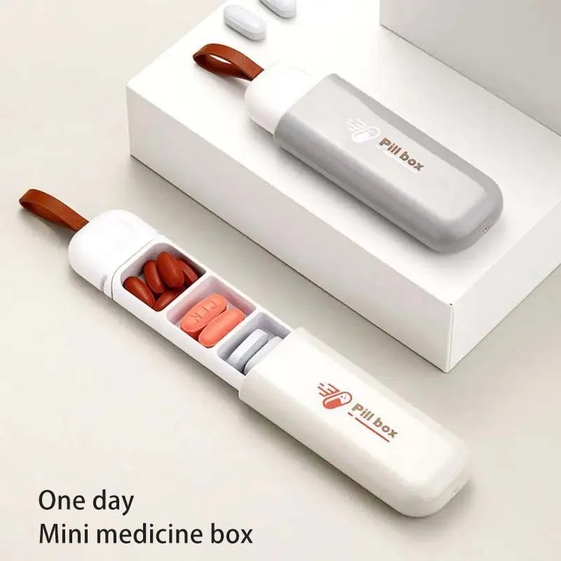 7-Day Nordic Pill Organizer | Portable Weekly Pill Box