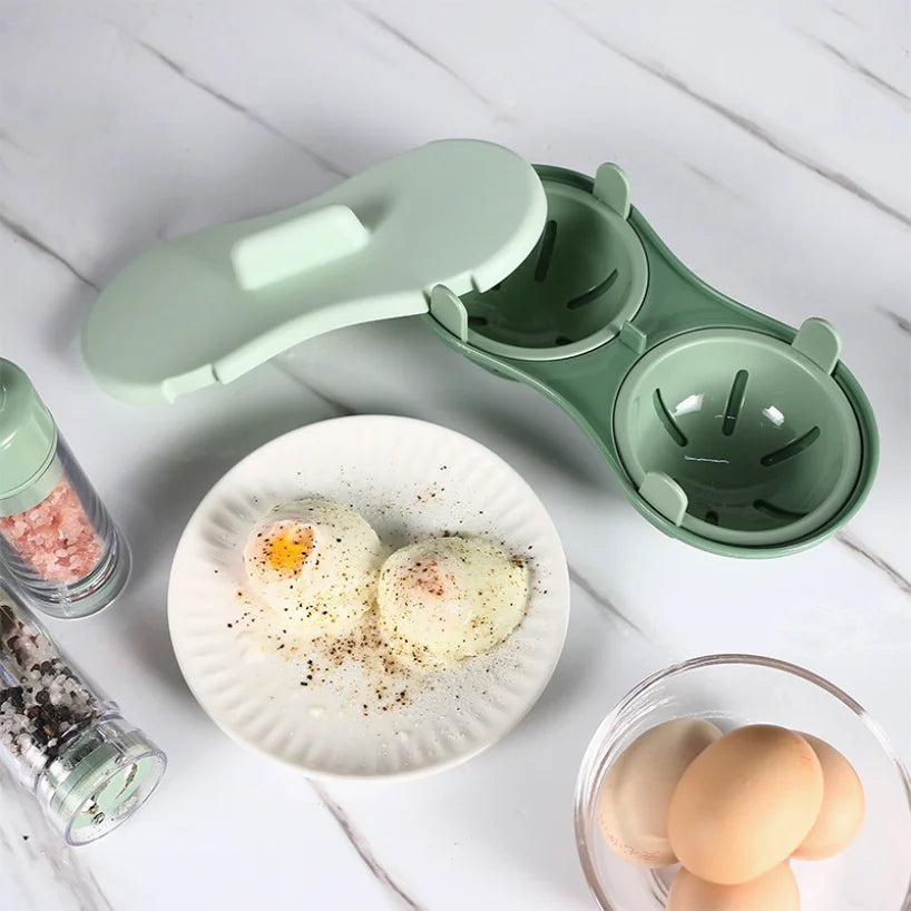 Microwave Egg Steamer & Poacher Rack | Kitchen Gadget