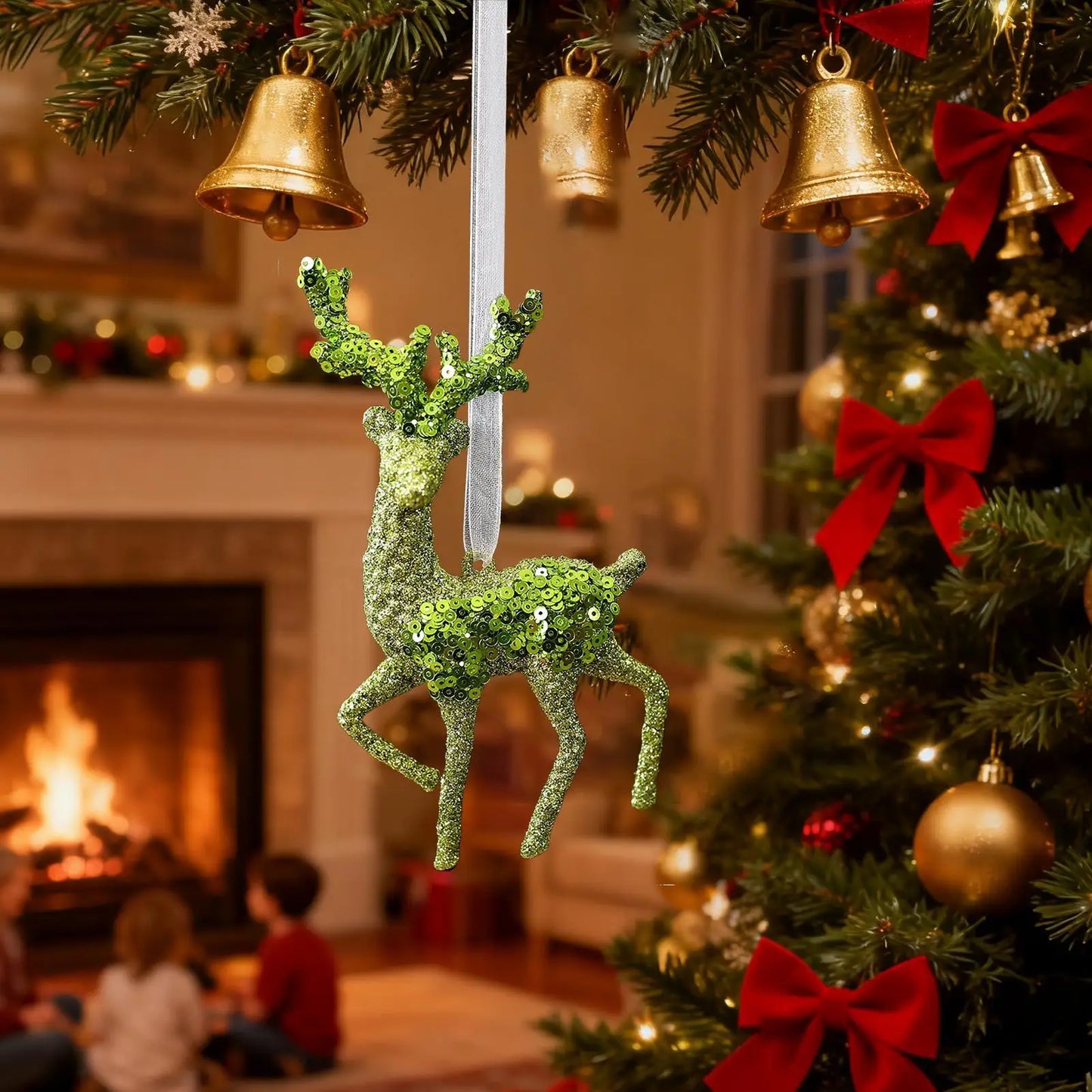 3D Snowflake Christmas Ornament | Glitter Festive Pendant Decor