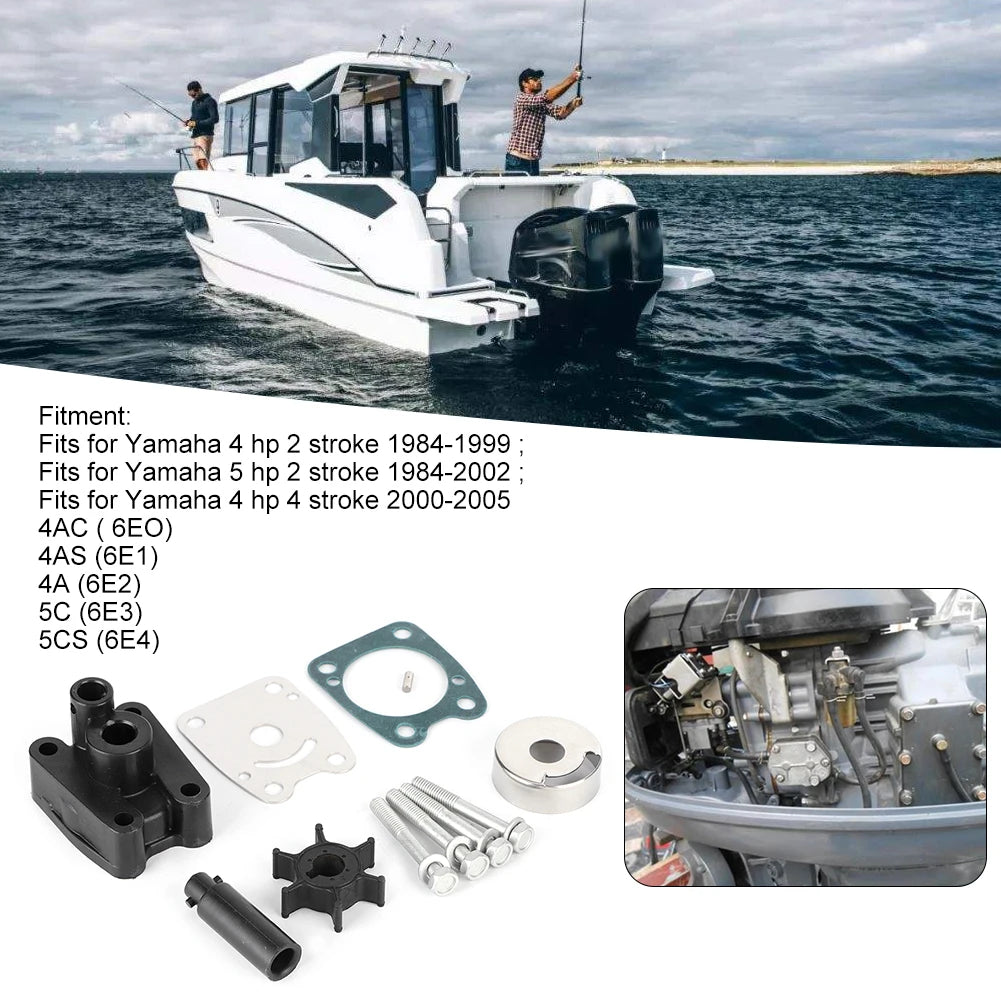 Repair Accessories Fit Outboard Water Pump Impeller Kits Yamaha 4hp 5