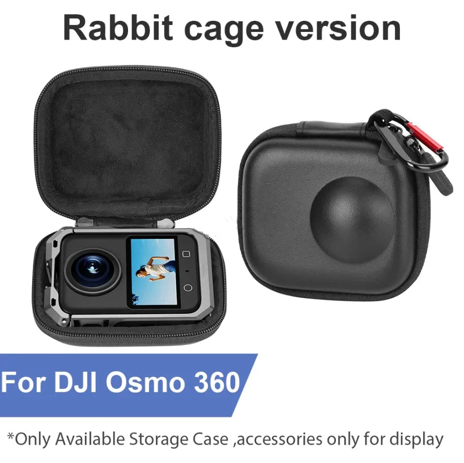 DJI Osmo 360 Carrying Case – Waterproof PU Leather Hard Bag