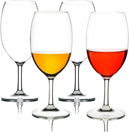 Unbreakable Wine Glasses 20oz Shatterproof Reusable Drink Glassware For Indoor Outdoor Drinkware Travel Pool Camping Picnic Peaceful Pleasures Health and Wellness